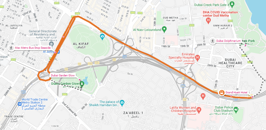 Directions To Garden Glow in Dubai 2023 Location, Map
